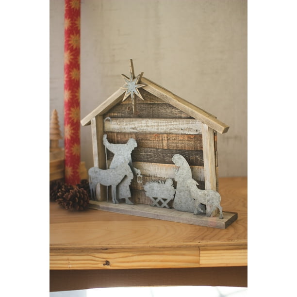 Baby Jesus Dollhouse Miniature Unfinished Metal Nativity Piece